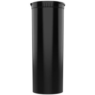 Child Resistant | Opaque Black Pop Top PCR Bottles | 60dr - 14g - 75 Count